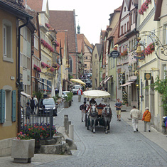 Rothenburg Germany Street Scene